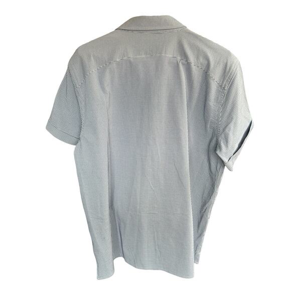Ministry of supply Hybrid Seersucker short sleeves shirt XL Preppy Prep Coastal - Picture 3 of 7
